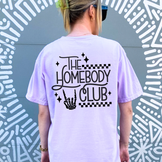 Homebody Club Comfort Colors Graphic Tee Preorder