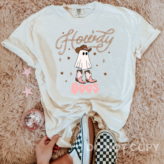 Howdy Boo Comfort Colors Graphic Tee PREORDER