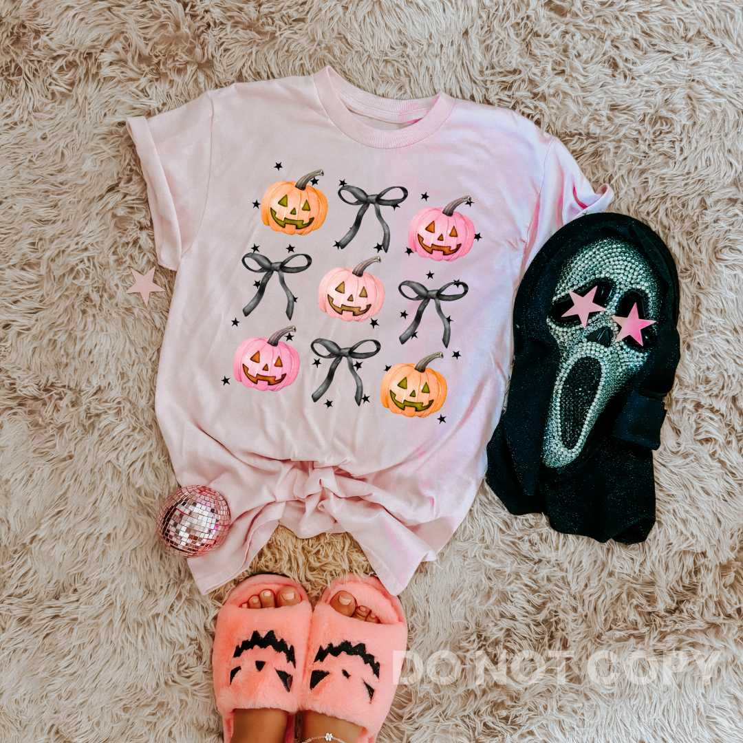 Pumpkin Bows Graphic T-Shirt