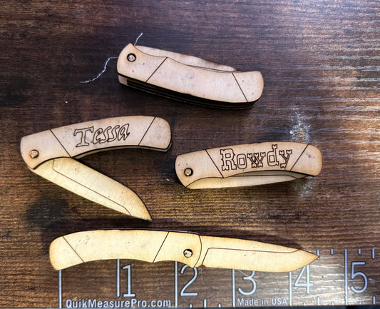 Kids Wooden Pocket Knife