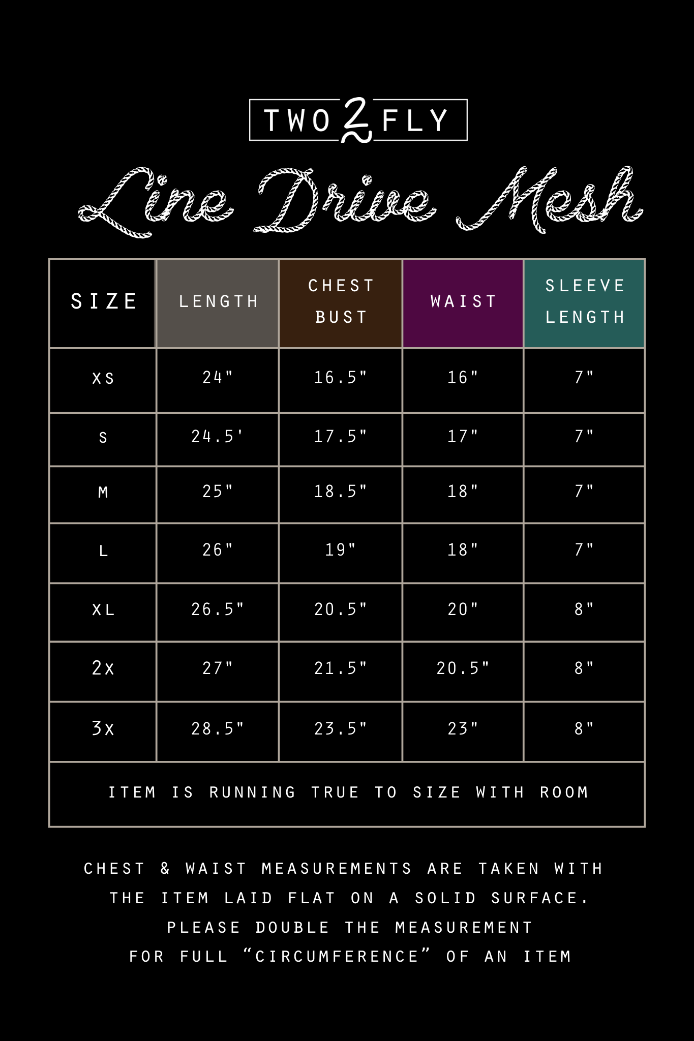 LINE DRIVE MESH [2X-3X ONLY]