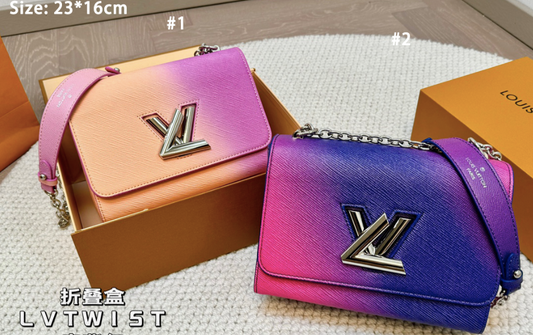 Multicolor LV Crossbody faux