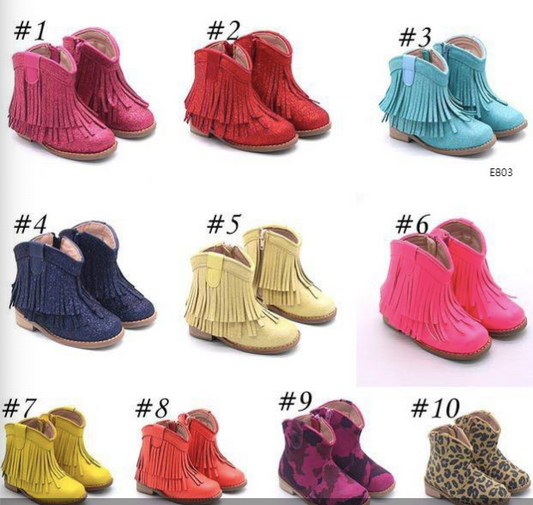 KIDS GLITTER BOOTIES