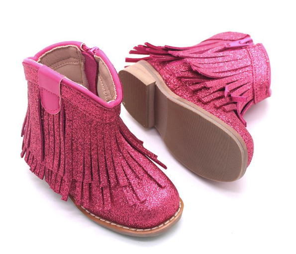 KIDS GLITTER BOOTIES